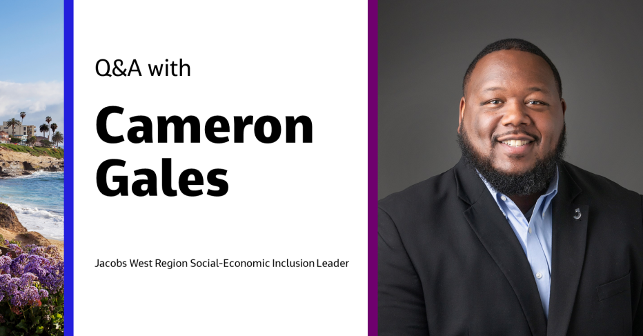 Q&A with Cameron Gales Jacobs West Region Social-Economic Inclusion Leader